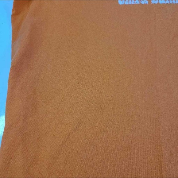 Xing Mens Graphic T-Shirt Orange Umra Lumra Crew Neck Tee L - Picture 5 of 10